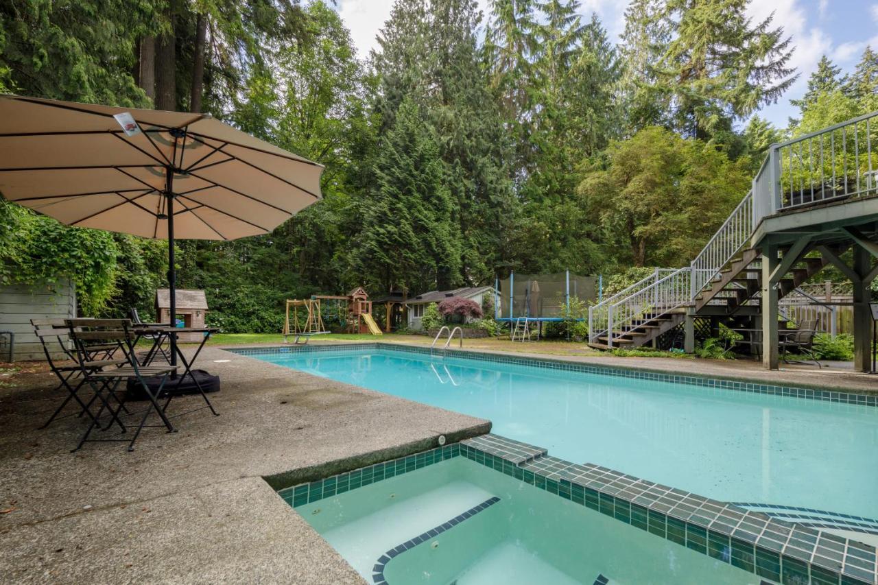 Beautiful Villa With Heated Pool Hot Tub By Forest North Vancouver Zewnętrze zdjęcie